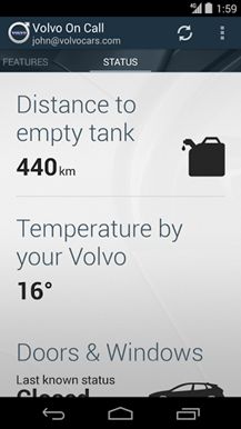 Fotografía - On Call App de Volvo actualizado con un nuevo interfaz de usuario Slick y soporte para Android Wear